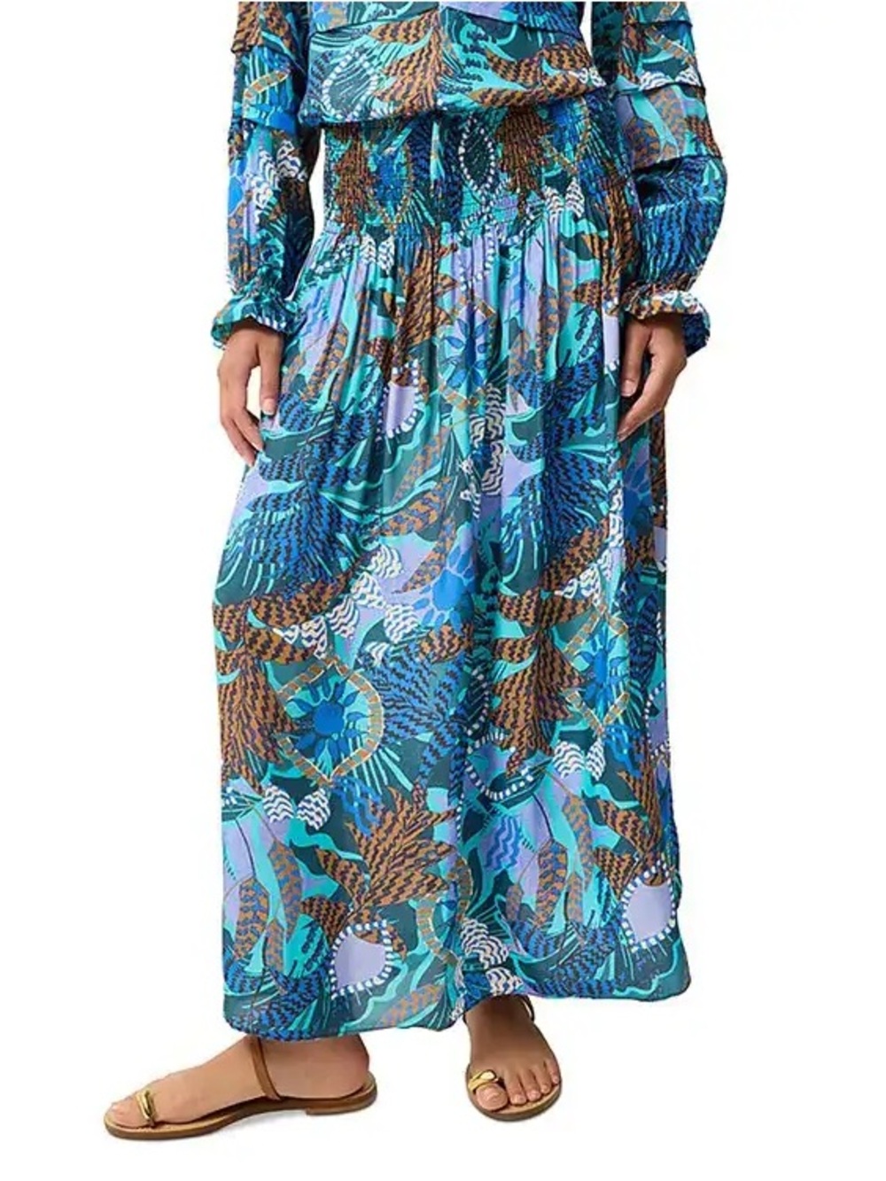 NWT Marie Oliver Stacie Smocked Skirt / Dress in Medusa - Size S